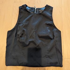 White House Black Market Black Dressy Shell